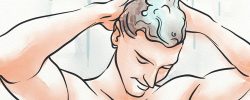 Cleaning the scalp and pores