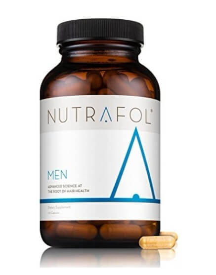 A bottle of Nutrafol Men's